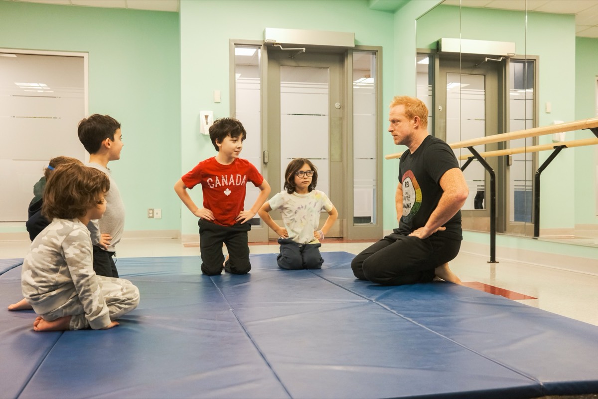 A Rec on Demand coach leading a class